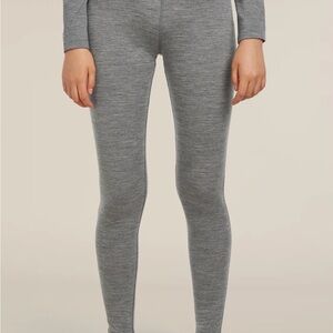 Icebreaker Women’s Merino 200 Oasis Thermal Leggings Gray Size XS